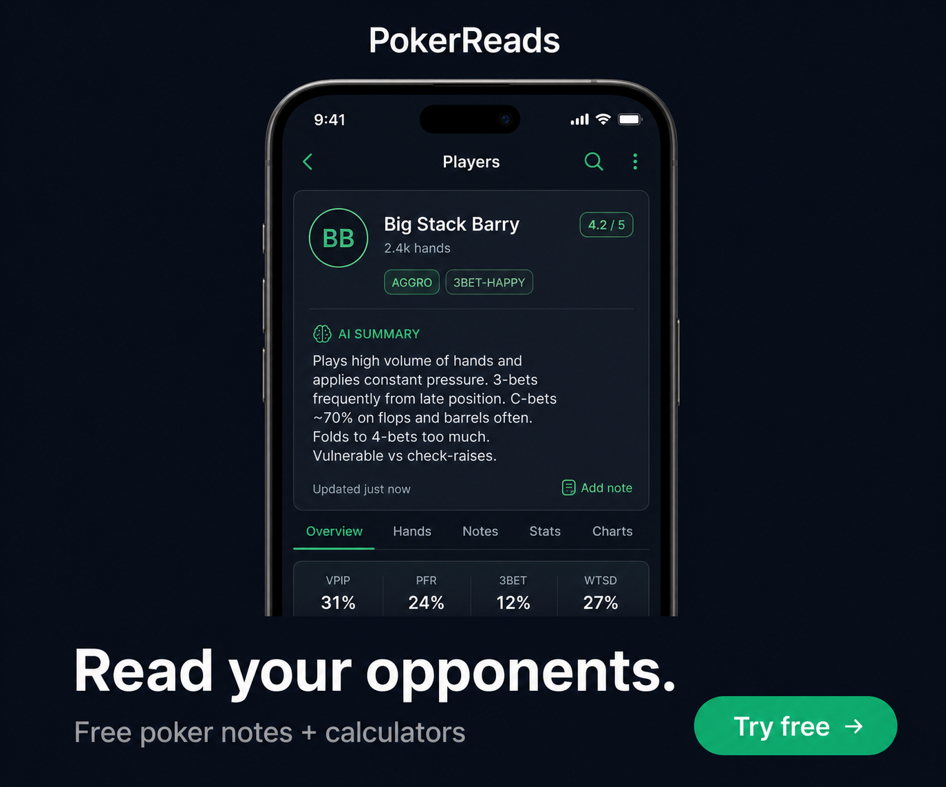 PokerReads Home